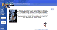 Desktop Screenshot of fumcconway.org